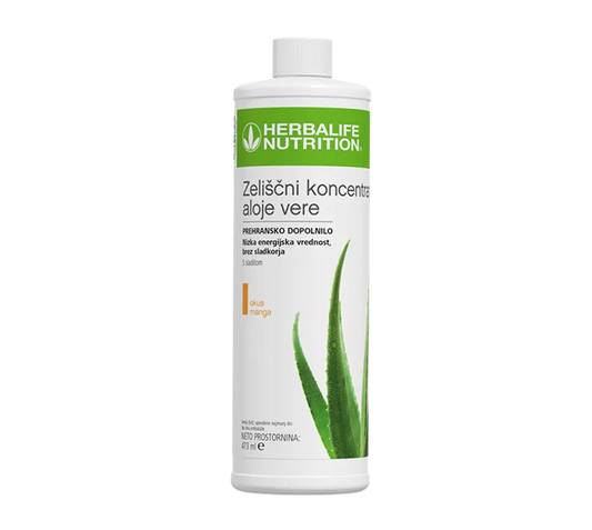 Herbalife Aloe Vera koncentrat z okusom manga - naravna hidracija in prebava - HerbaShop